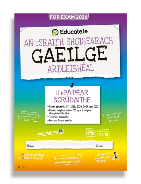 Educate.ie - Exam Papers - Junior Cycle - Gaeilge / Irish - Higher Level - Exam 2026 by Educate.ie on Schoolbooks.ie