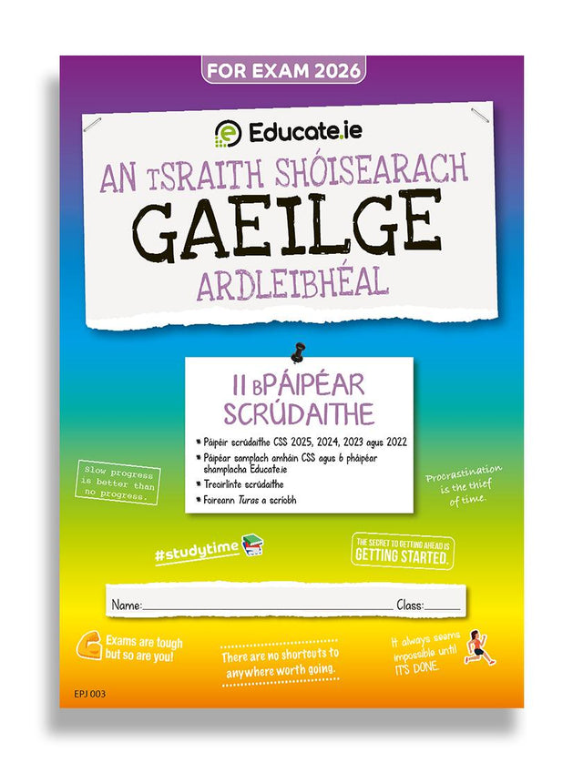 Educate.ie - Exam Papers - Junior Cycle - Gaeilge / Irish - Higher Level - Exam 2026 by Educate.ie on Schoolbooks.ie