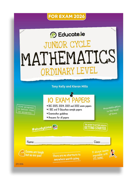 Educate.ie - Exam Papers - Junior Cycle - Maths - Ordinary Level - Exam 2026 by Educate.ie on Schoolbooks.ie