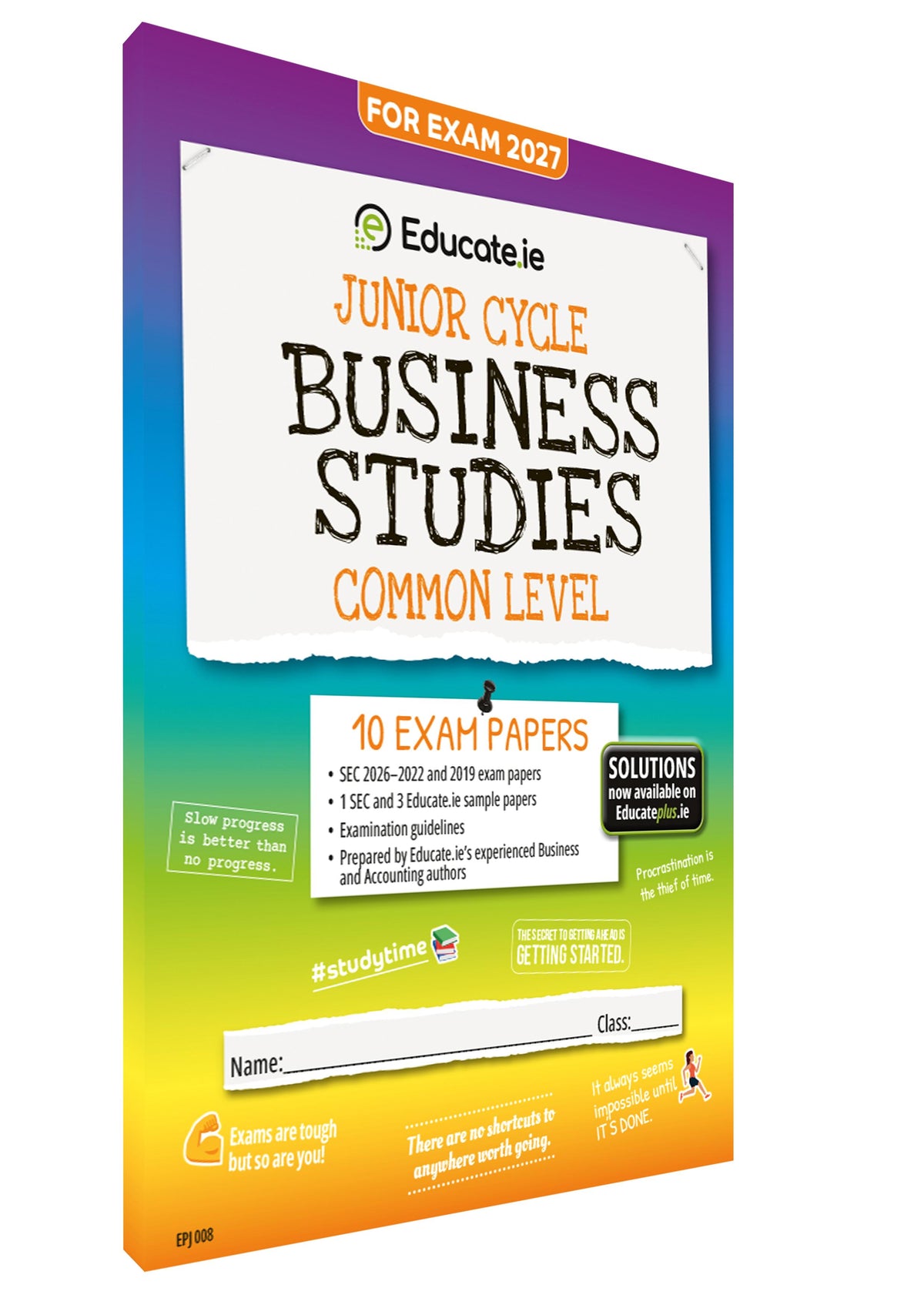 Educate.ie - Exam Papers - Junior Cycle - Business Studies - Common Level - Exam 2027 by Educate.ie on Schoolbooks.ie