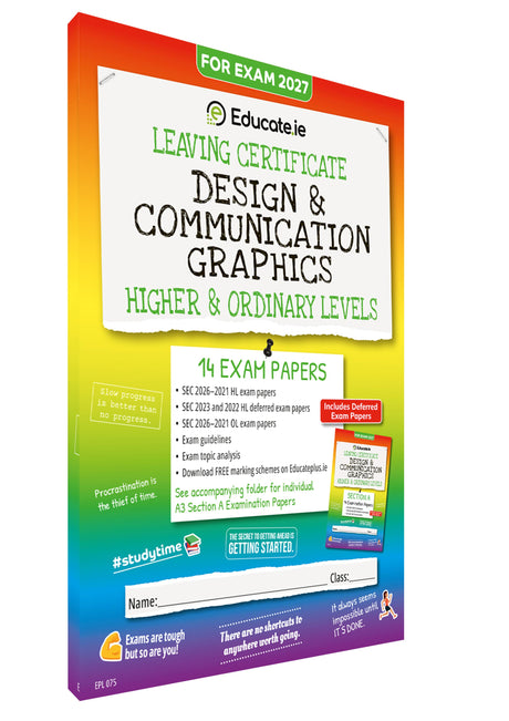 Educate.ie - Exam Papers - Leaving Cert - Design & Communication Graphics - Higher & Ordinary Level - Exam 2027 by Educate.ie on Schoolbooks.ie