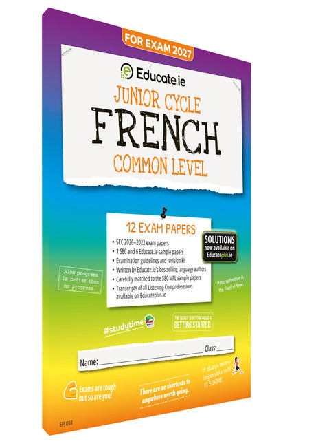 Educate.ie - Exam Papers - Junior Cycle - French - Common Level - Exam 2027 by Educate.ie on Schoolbooks.ie