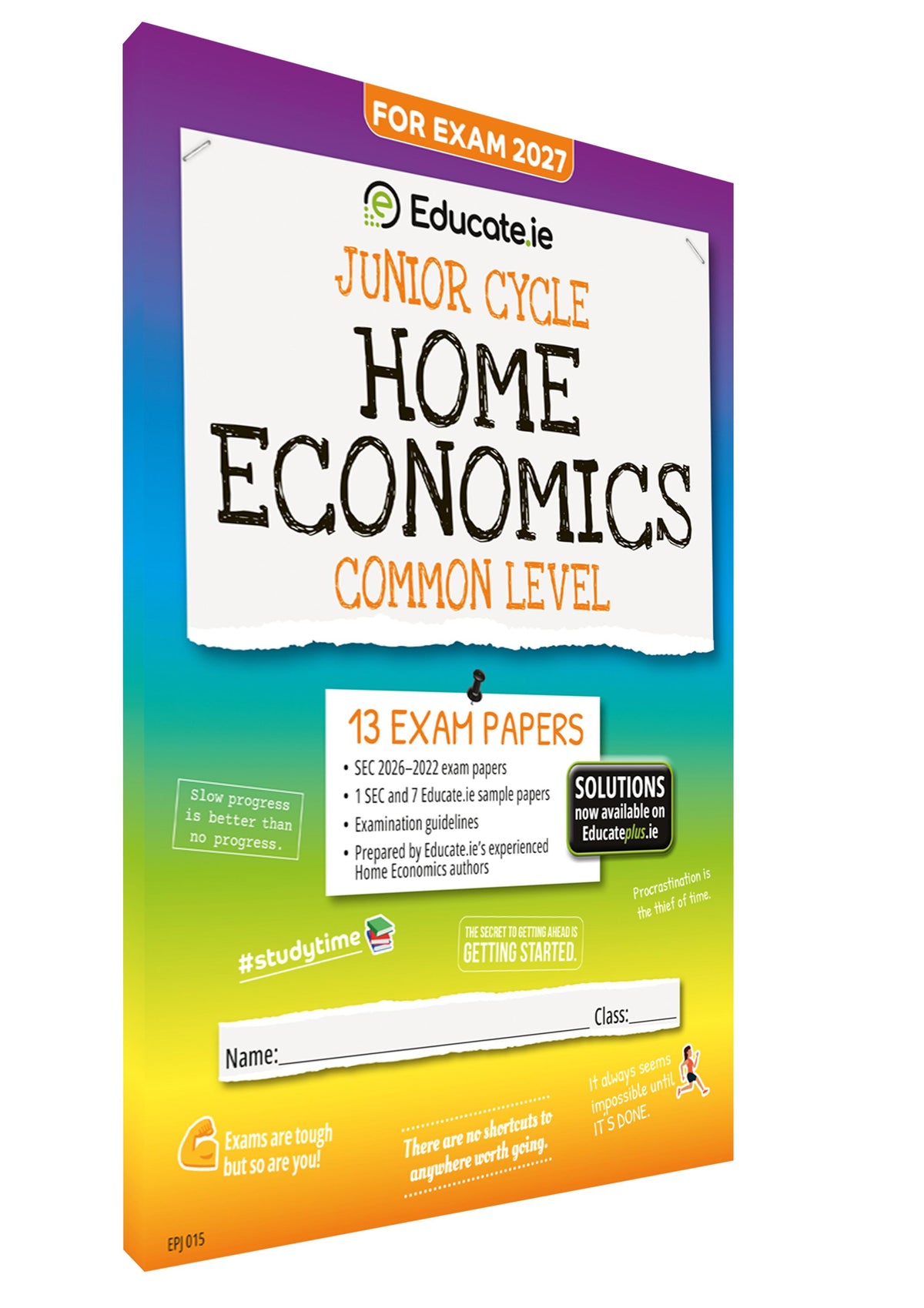 Educate.ie - Exam Papers - Junior Cycle - Home Economics - Common Level - Exam 2027 by Educate.ie on Schoolbooks.ie