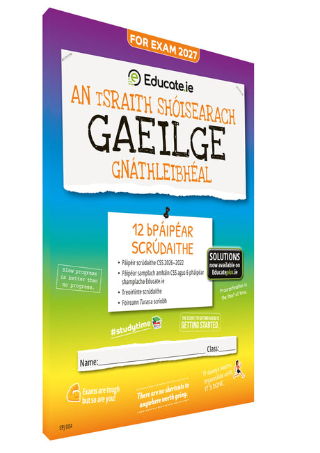 Educate.ie - Exam Papers - Junior Cycle - Gaeilge / Irish - Ordinary Level - Exam 2027 by Educate.ie on Schoolbooks.ie