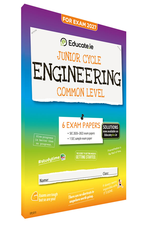 Educate.ie - Exam Papers - Junior Cycle - Engineering - Common Level - Exam 2027 by Educate.ie on Schoolbooks.ie