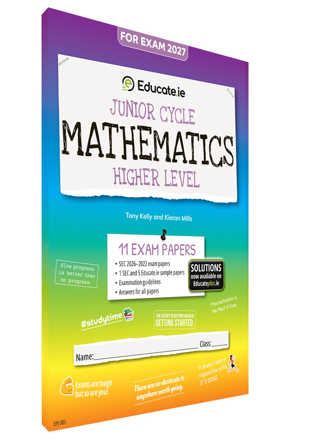 Educate.ie - Exam Papers - Junior Cycle - Maths - Higher Level - Exam 2027 by Educate.ie on Schoolbooks.ie