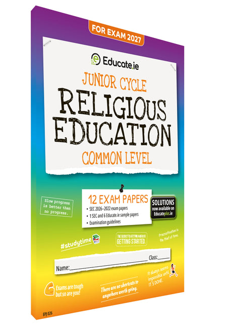 Educate.ie - Exam Papers - Junior Cycle - Religious Education - Common Level - Exam 2027 by Educate.ie on Schoolbooks.ie
