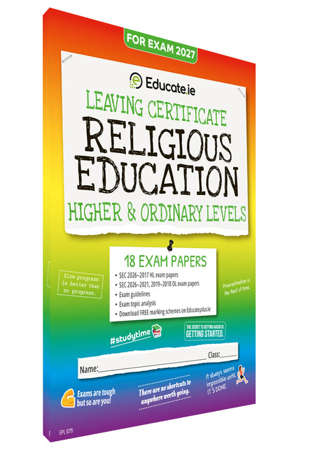 Educate.ie - Exam Papers - Leaving Cert - Religious Education - Higher & Ordinary Level - Exam 2027 by Educate.ie on Schoolbooks.ie