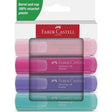 Faber-Castell - Textliner Pastel Colours 1546 Wallet Of 4 by Faber-Castell on Schoolbooks.ie
