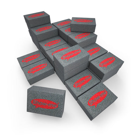 Show-me - Mini Foam Erasers - Pack of 35 by Show-me on Schoolbooks.ie