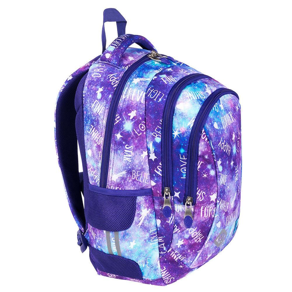 ■ St.Right - Galaxy - 3 Compartment Backpack by St.Right on Schoolbooks.ie