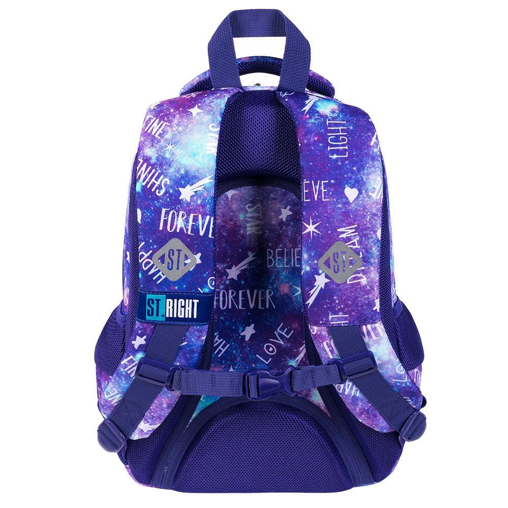 ■ St.Right - Galaxy - 3 Compartment Backpack by St.Right on Schoolbooks.ie