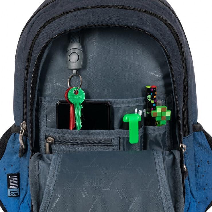 St.Right - NASA - 3 Compartment Backpack by St.Right on Schoolbooks.ie