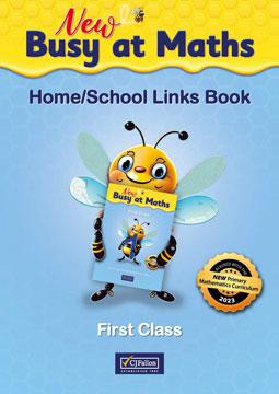 Busy at Maths 1 - First Class - Home / School Links Book - New Edition (2024) by CJ Fallon on Schoolbooks.ie