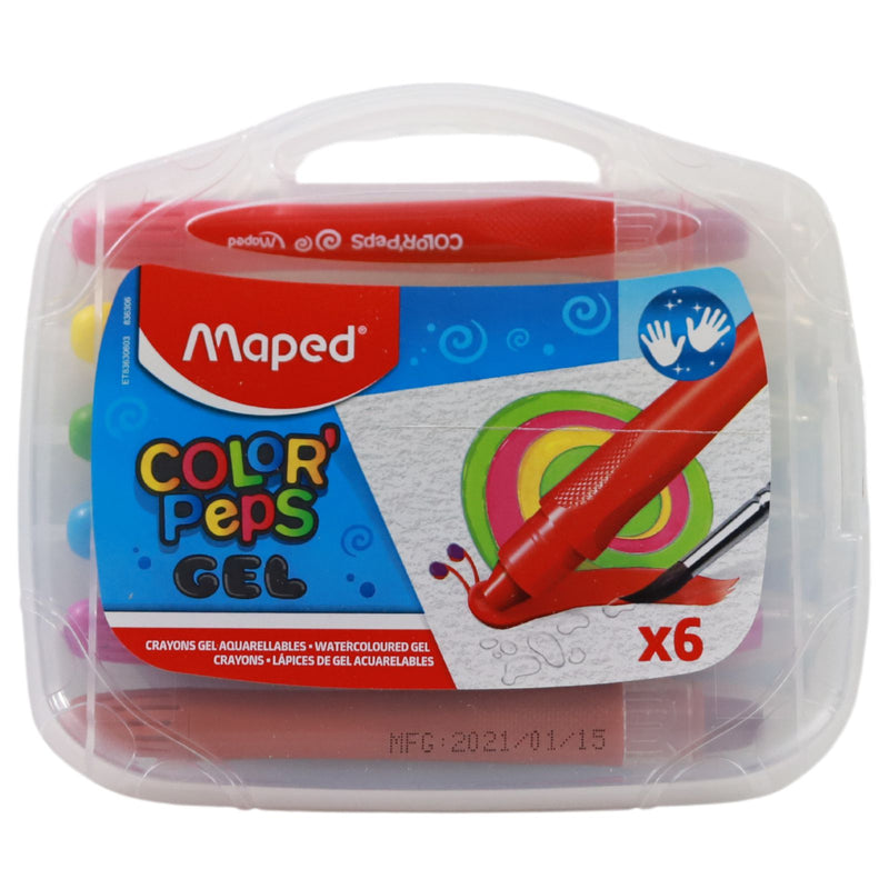 Maped - Color'peps Case of 6 Watercolour Gel Crayons by Maped on Schoolbooks.ie