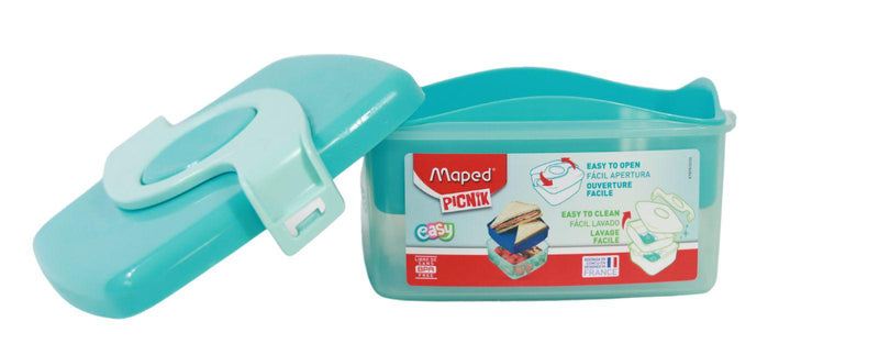 Maped - Picnik Concept - Twist Sandwich Box - Turquoise by Maped on Schoolbooks.ie