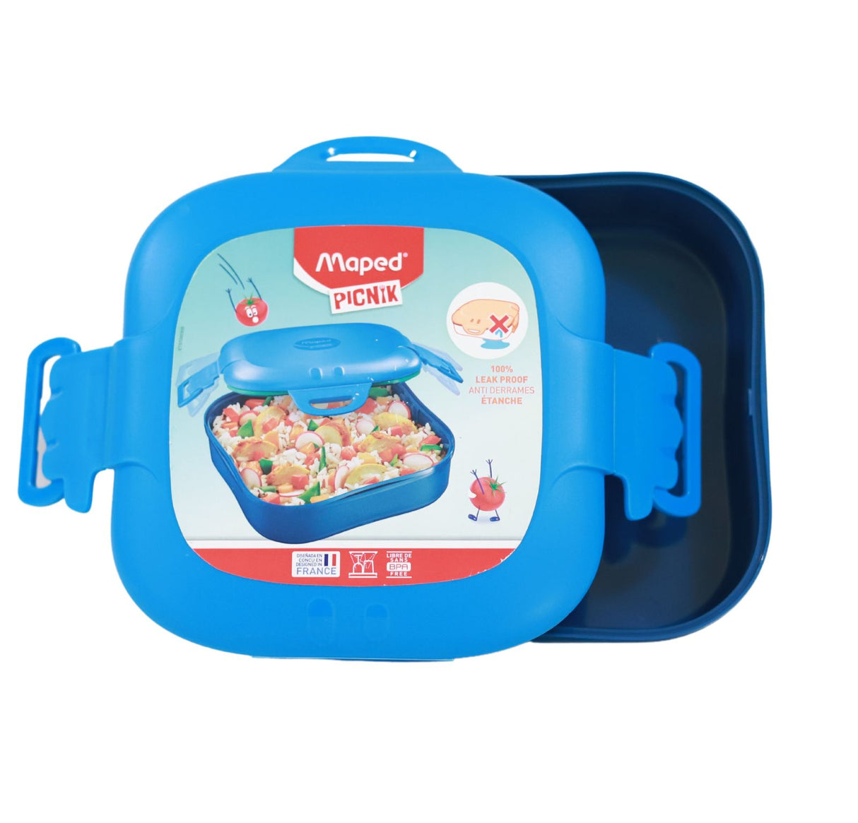 ■ Maped Picnik - Concept Kids Figurative Lunch Box - Blue by Maped on Schoolbooks.ie