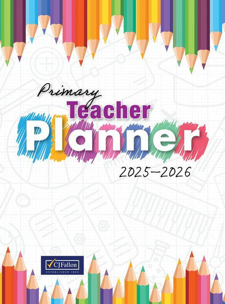 ■ CJ Fallon - Primary Teacher Planner 2025-2026 by CJ Fallon on Schoolbooks.ie