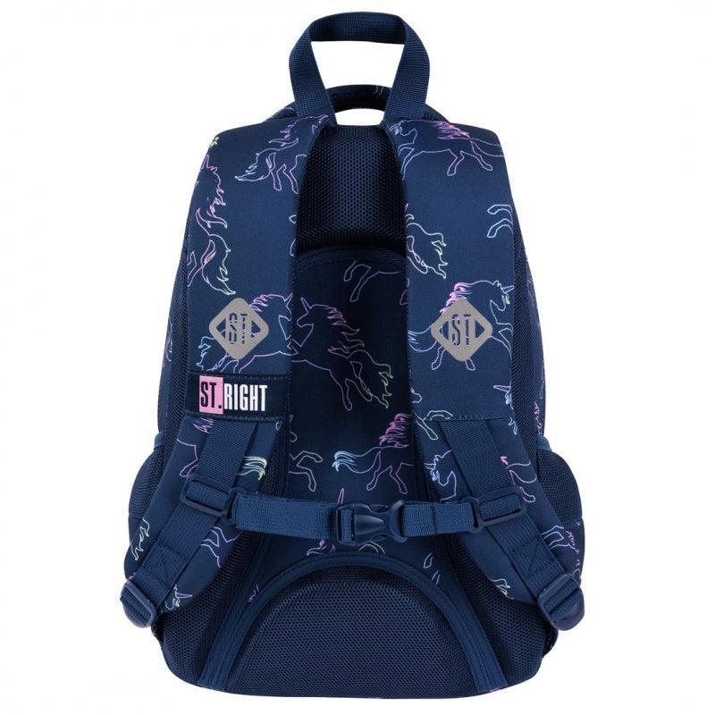 ■ St.Right - Dream Unicorn - 3 Compartment Backpack - BP26 by St.Right on Schoolbooks.ie