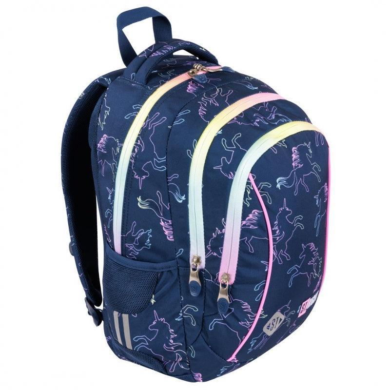 ■ St.Right - Dream Unicorn - 3 Compartment Backpack - BP26 by St.Right on Schoolbooks.ie