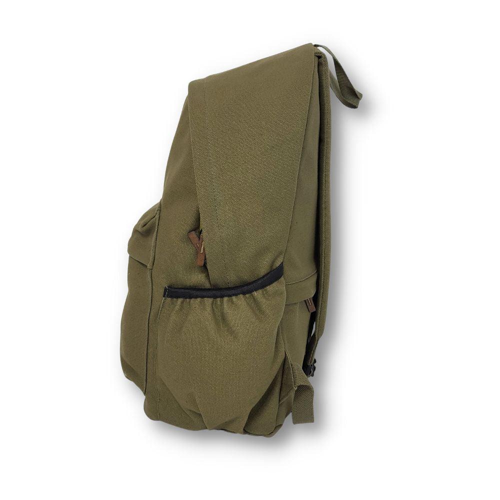 Ridge 53 - Canvas Backpack - Khaki by Ridge 53 on Schoolbooks.ie