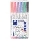 Staedtler - Lumocolor Slim Whiteboard Wallet of 6 - Assorted Colours by Staedtler on Schoolbooks.ie