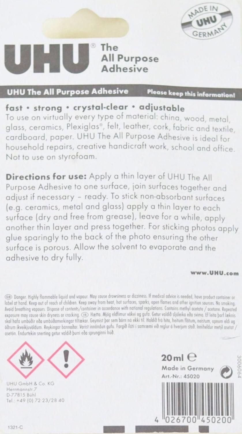 UHU - THE All Purpose Adhesive - 20ml by UHU on Schoolbooks.ie