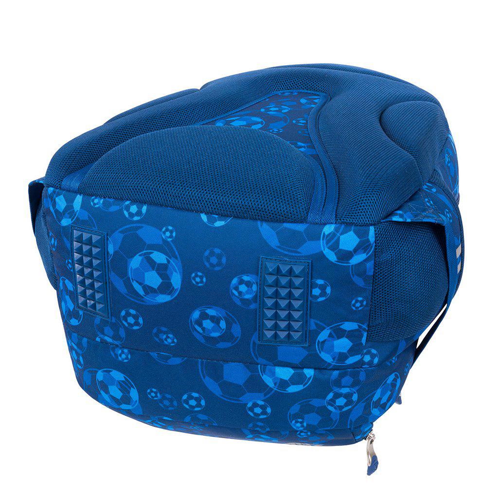 St.Right - Blue Football - 3 Compartment Backpack by St.Right on Schoolbooks.ie