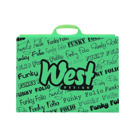 Funky Folio A3 Blue by West Design on Schoolbooks.ie
