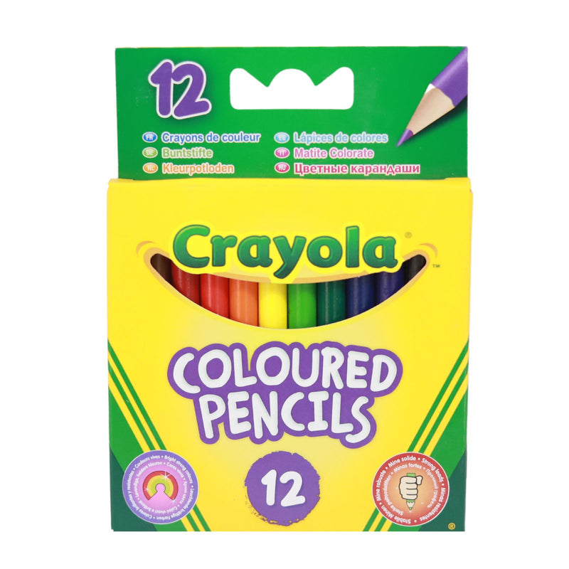 Crayola 12 Pack Colouring Pencils - 1/2 Size by Crayola on Schoolbooks.ie
