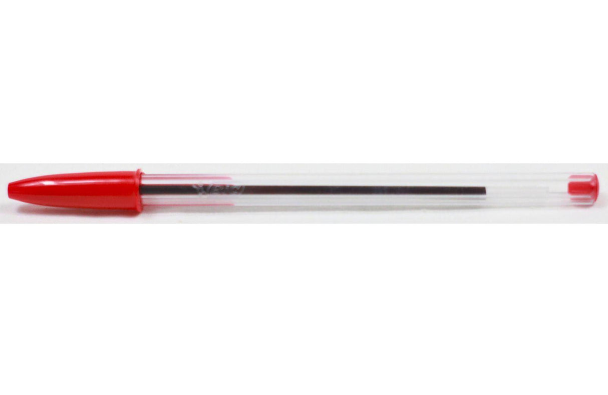 BIC - Cristal Medium Ballpoint Pen - Red by BIC on Schoolbooks.ie