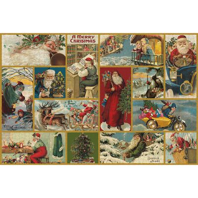 ■ Vintage 500 Piece Jigsaw - Christmas Collage by Robert Frederick on Schoolbooks.ie