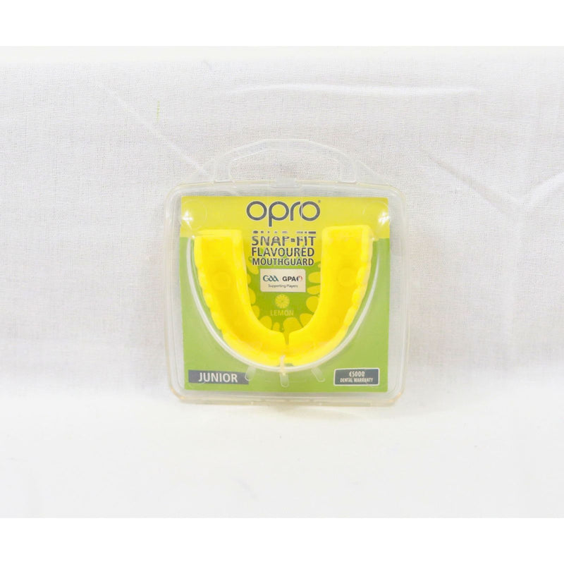 GAA OPRO - Snap-Fit Mouthguard - Lemon by OPRO on Schoolbooks.ie