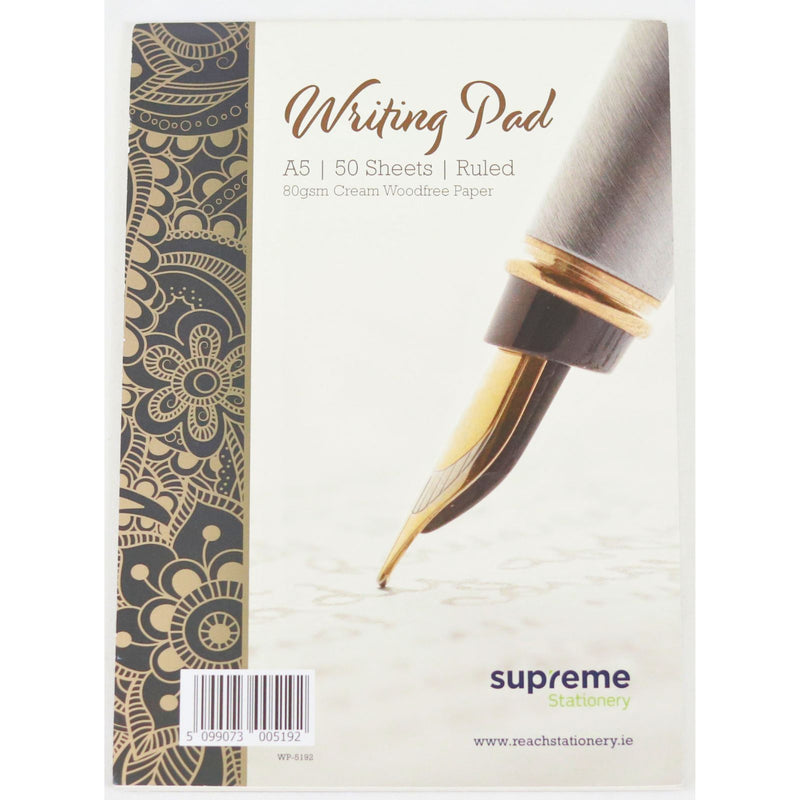 Supreme Stationery - A5 Writing Pad by Supreme Stationery on Schoolbooks.ie