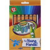 World of Colour - Biggies Box of 12 Crayons for Young Hands by World of Colour on Schoolbooks.ie