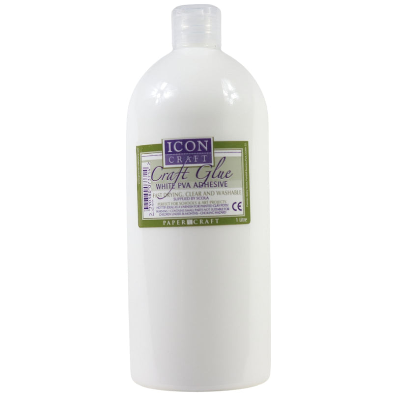 Icon Craft - PVA Craft Glue - 1ltr by Icon on Schoolbooks.ie