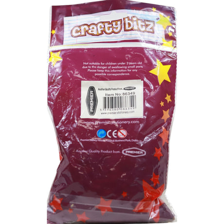 Crafty Bitz 100g Pack Coloured Wooden Beads by Crafty Bitz on Schoolbooks.ie