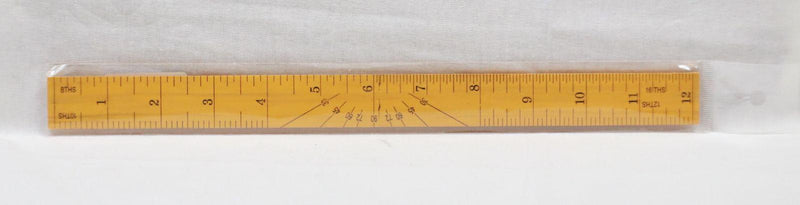 Student Solutions 12" Wooden Ruler by Premier Stationery on Schoolbooks.ie