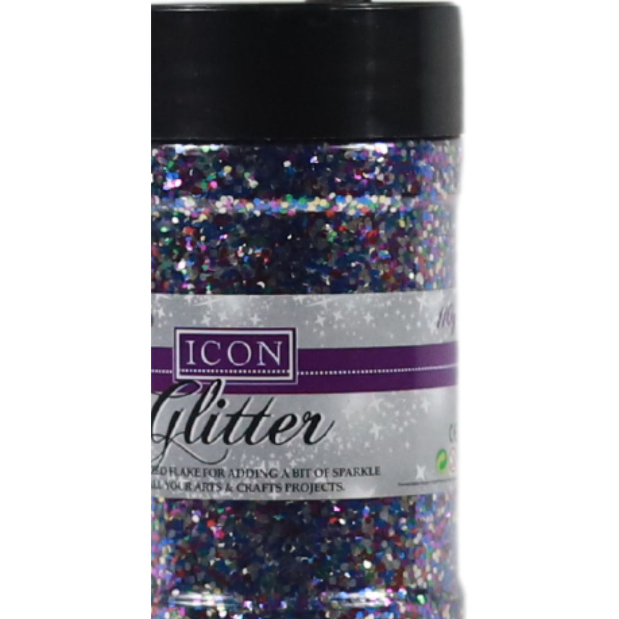 Icon 110g Glitter - Mixed Color by Icon on Schoolbooks.ie