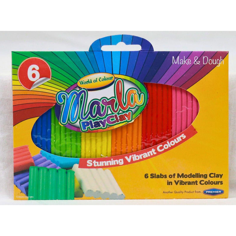 Packet of 6 x 100g Marla Playclay by World of Colour on Schoolbooks.ie