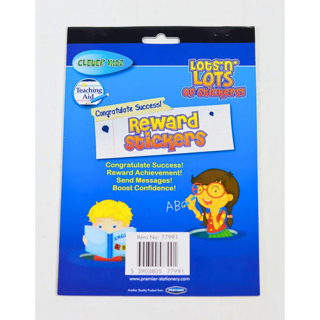 Clever Kidz 6 Sheet Reward Stickers by Clever Kidz on Schoolbooks.ie