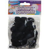 Crafty Bitz Primary Pom Poms - Black by Crafty Bitz on Schoolbooks.ie