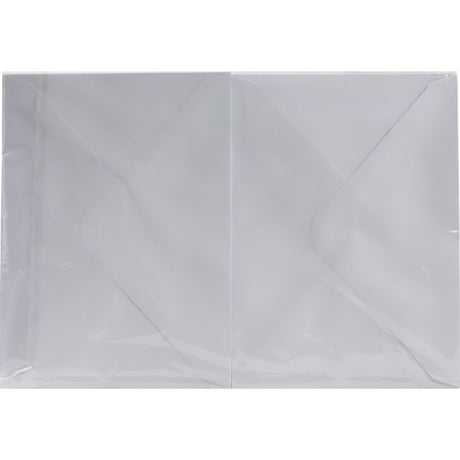 Pack of 50 - 5"x7" 250gsm Cards & Envelopes - White by Icon on Schoolbooks.ie