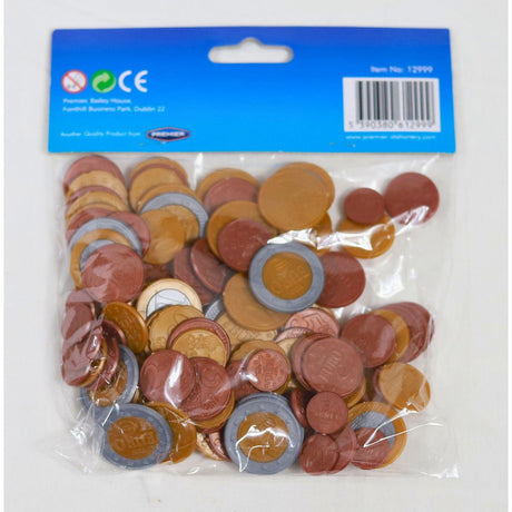 Clever Kidz - Coin Money Set - Euro - 120 Pieces by Clever Kidz on Schoolbooks.ie