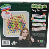 ■ Little Hands Wooden Education Game - Peg Patterns by Little Hands on Schoolbooks.ie