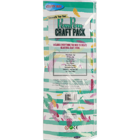 Crafty Bitz Craft Pack - Pom Pom by Crafty Bitz on Schoolbooks.ie