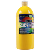 Icon Art 1ltr Poster Paint - Warm Yellow by Icon on Schoolbooks.ie