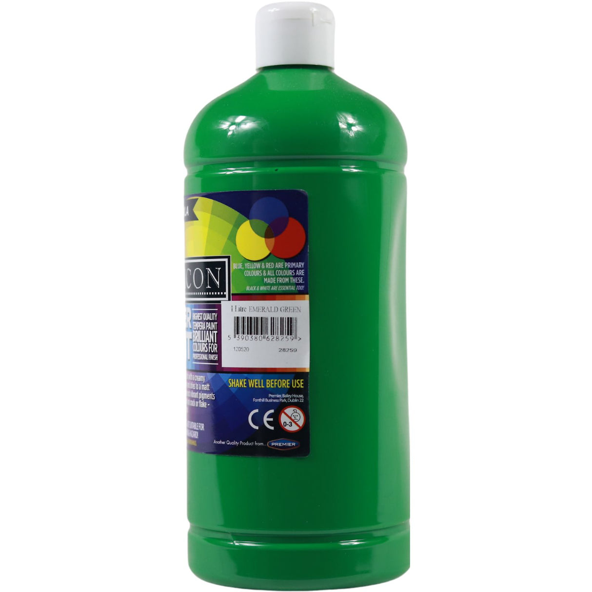 Icon Art 1ltr Poster Paint - Emerald Green by Icon on Schoolbooks.ie