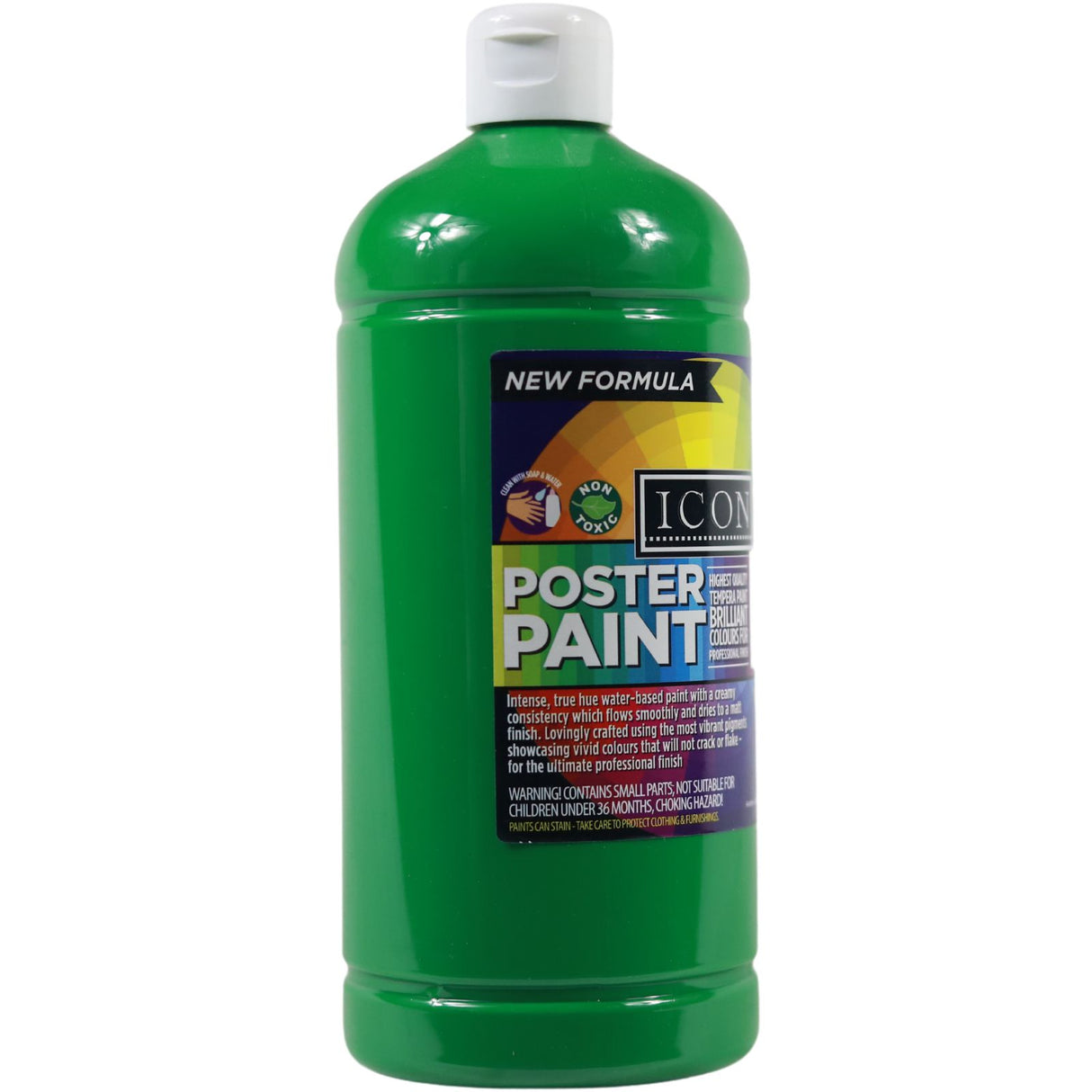 Icon Art 1ltr Poster Paint - Emerald Green by Icon on Schoolbooks.ie