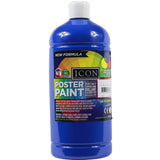 Icon - 1ltr Poster Paint - Ultramarine Blue by Icon on Schoolbooks.ie